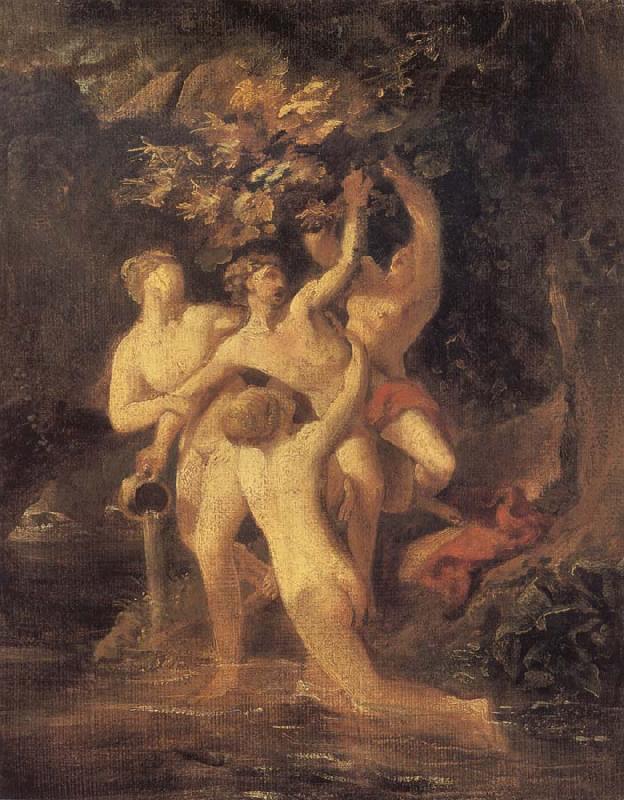 Karl Briullov Hylas and Nymphs oil painting picture